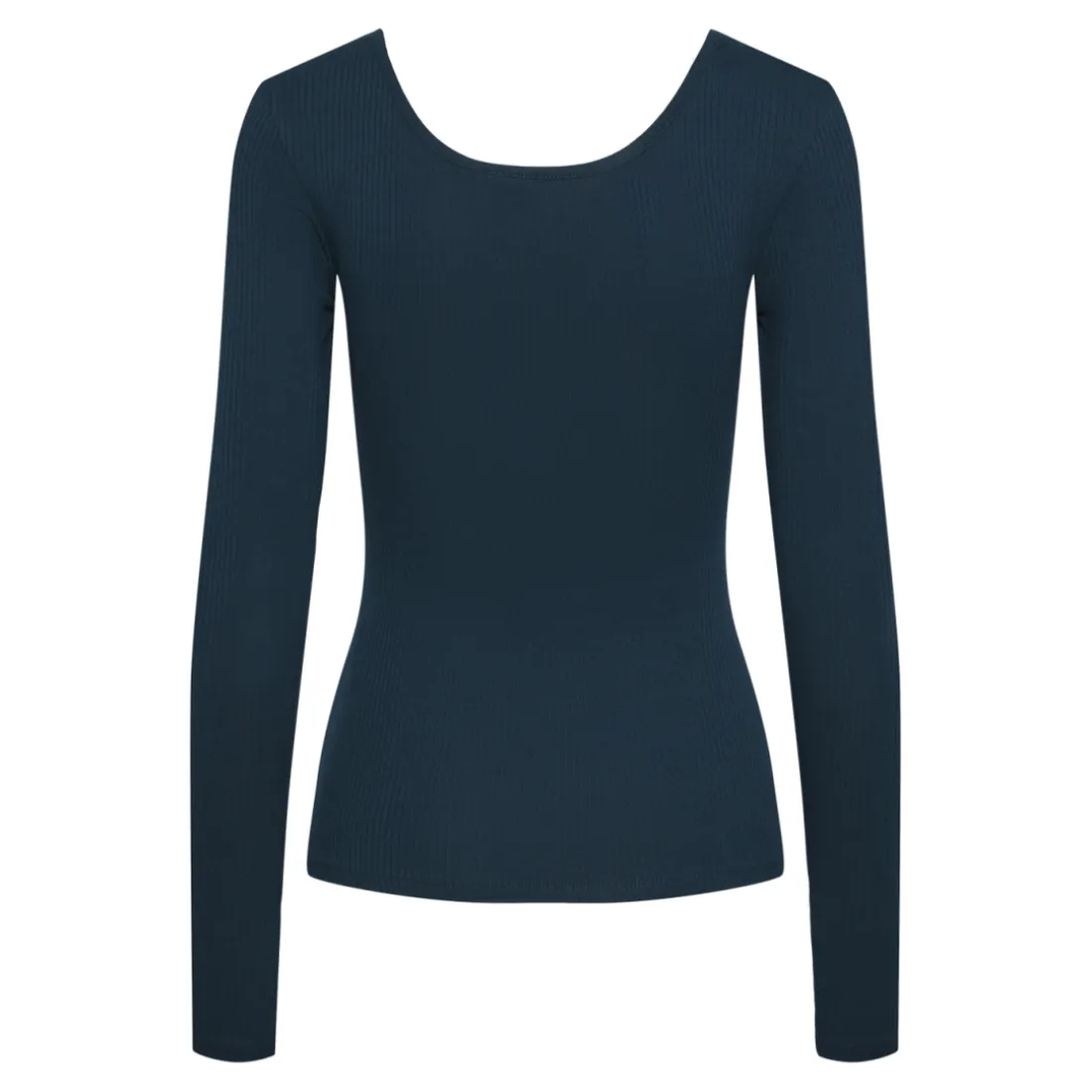 Tee shirt manches longues en coton Kitte bleu Lana
