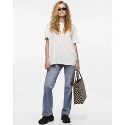 Tee shirt oversize manches courtes Sara blanc Louise