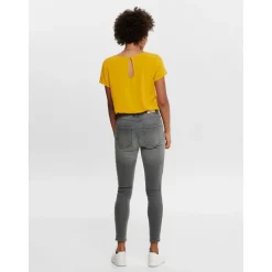 Tee-shirt - Jaune en coton