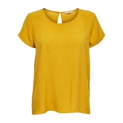 Tee-shirt - Jaune en coton
