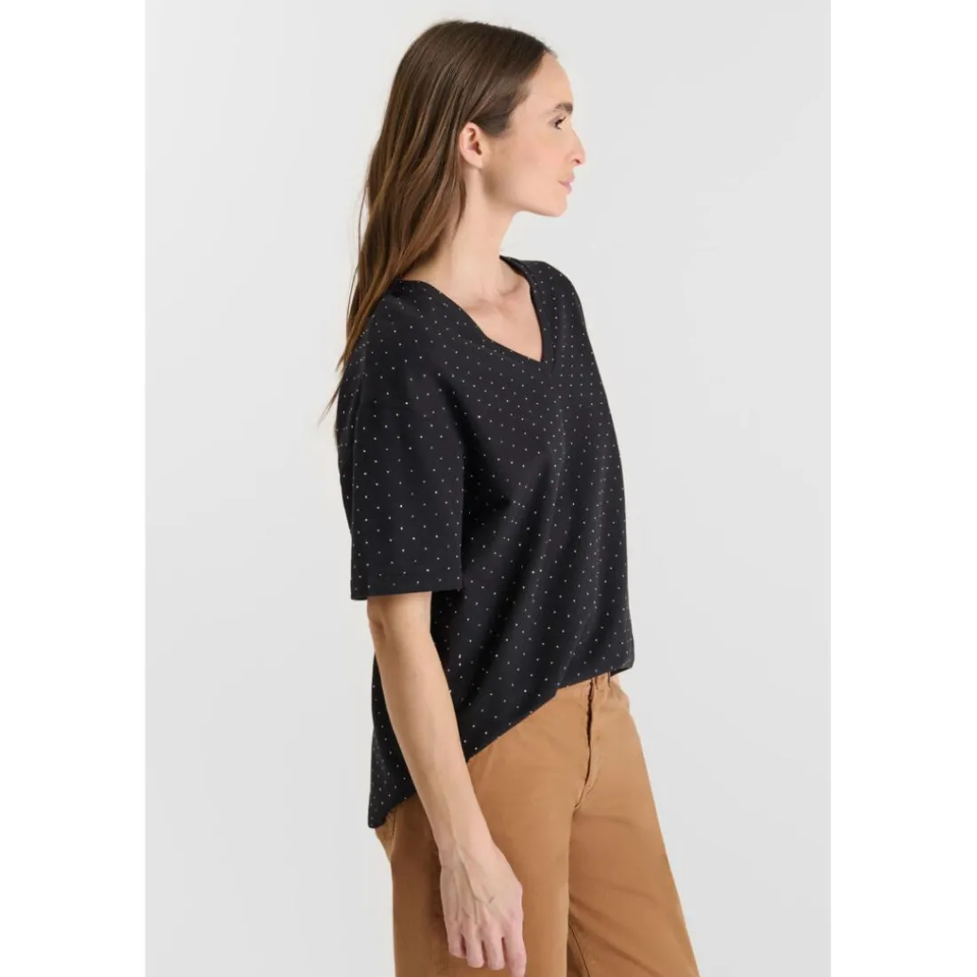 Tee-Shirt ALASKO noir en coton