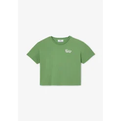 Tee-Shirt ANATAGI vert Zara