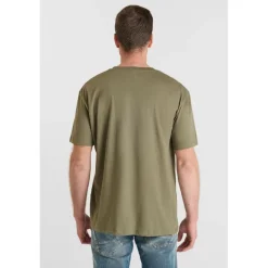 Tee-Shirt BRIGGS kaki en coton Chase