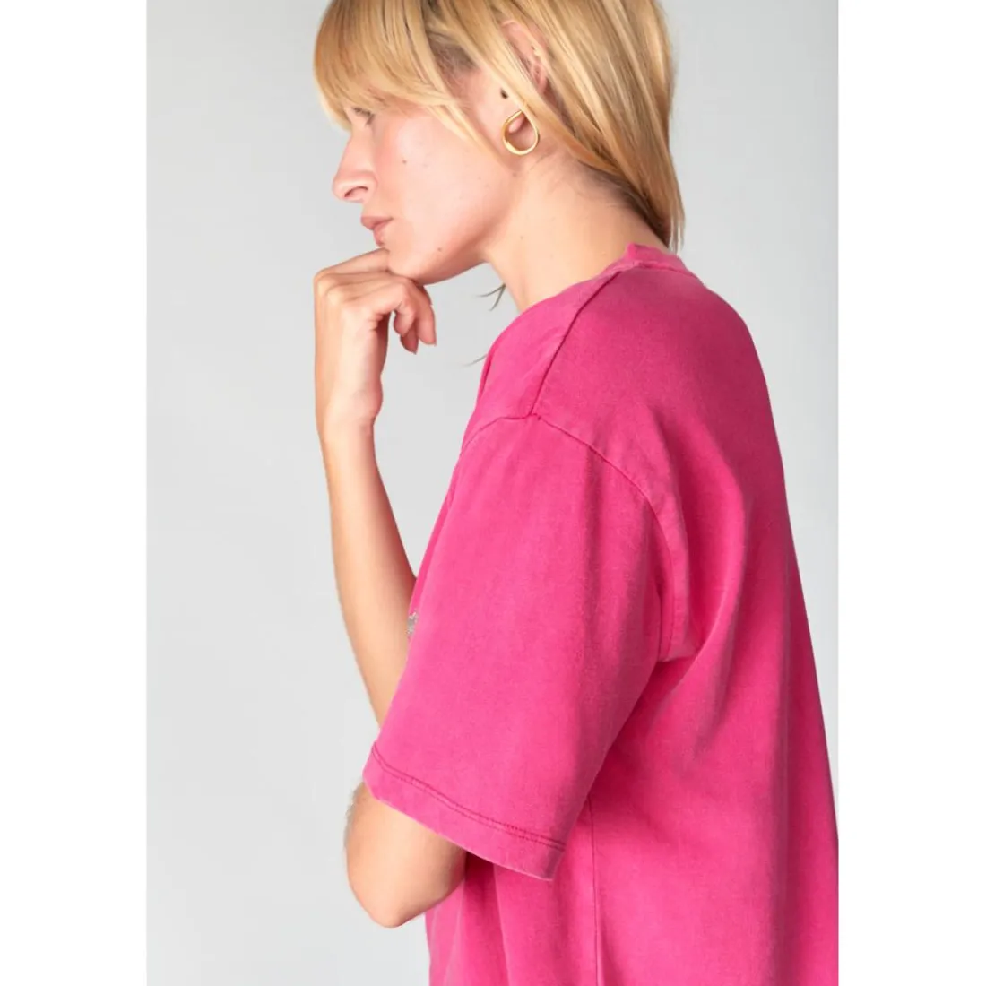Tee-Shirt CASSIO rose Eden
