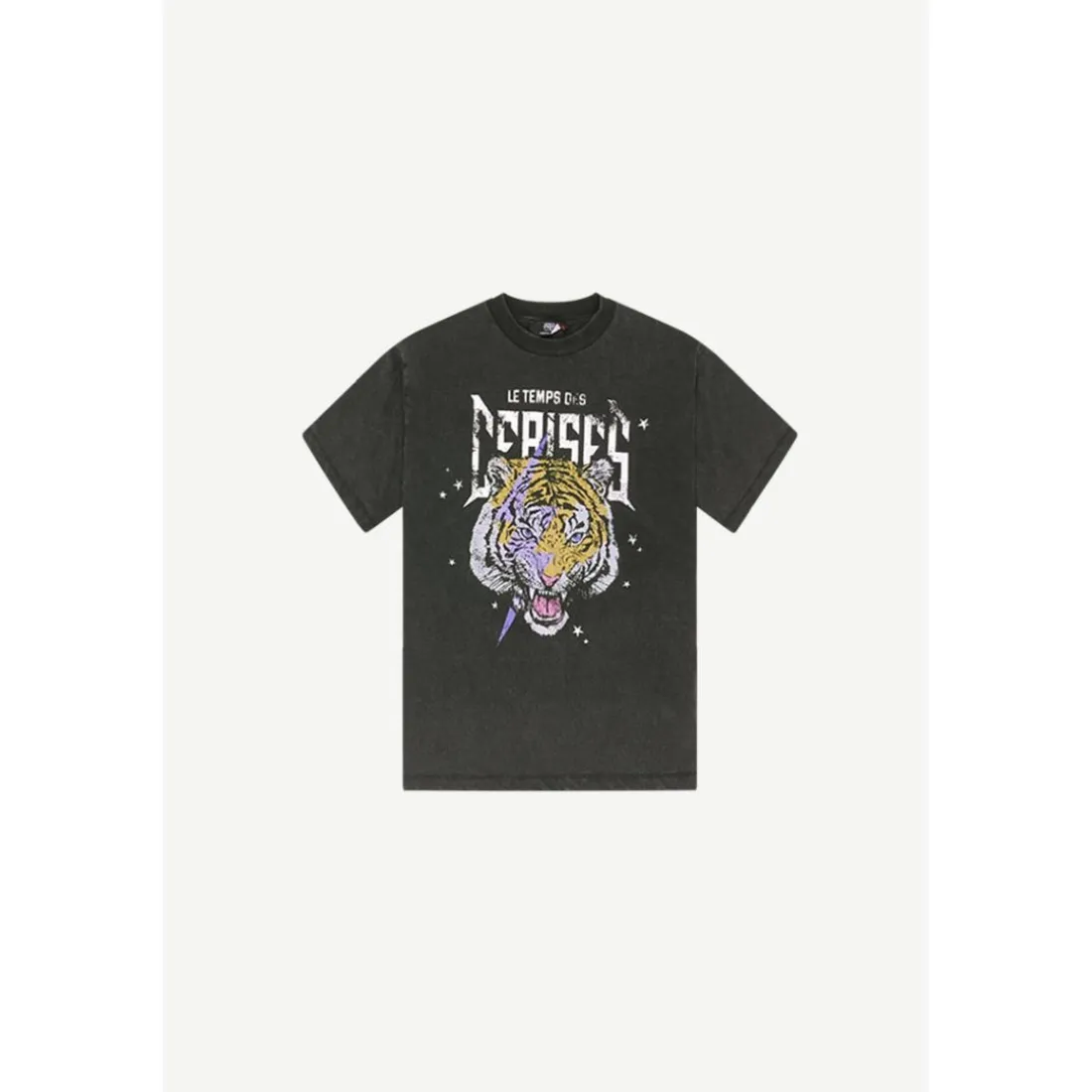 Tee-Shirt fille ABBIGI noir Alia en coton