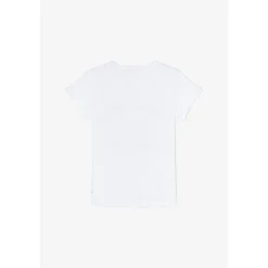 Tee-Shirt fille AIMEGI blanc en coton