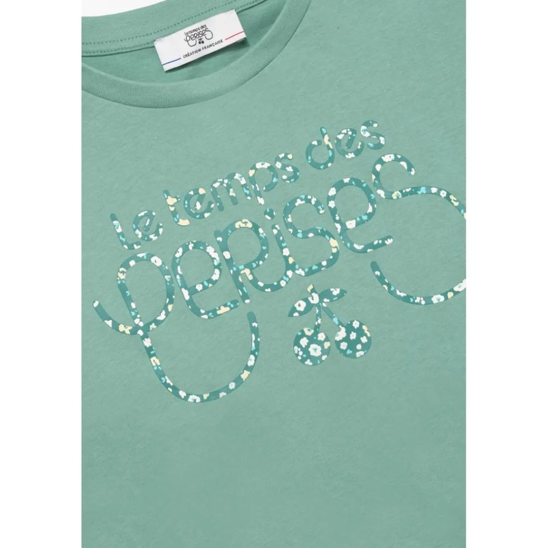 Tee-Shirt fille ANWARGI bleu Elise