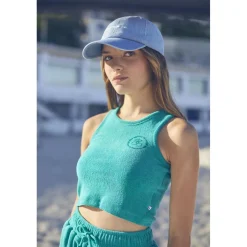 Tee-Shirt fille BIALAGI bleu en coton