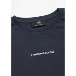 Tee-Shirt fille CATIGI bleu en coton