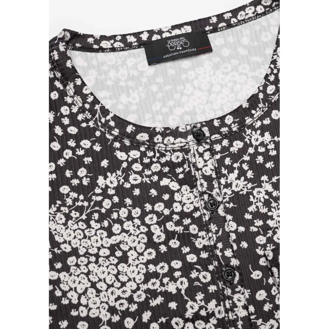 Tee-Shirt fille COMEGI noir