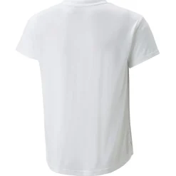 Tee-shirt fille crop en coton blanc MDRN SPT