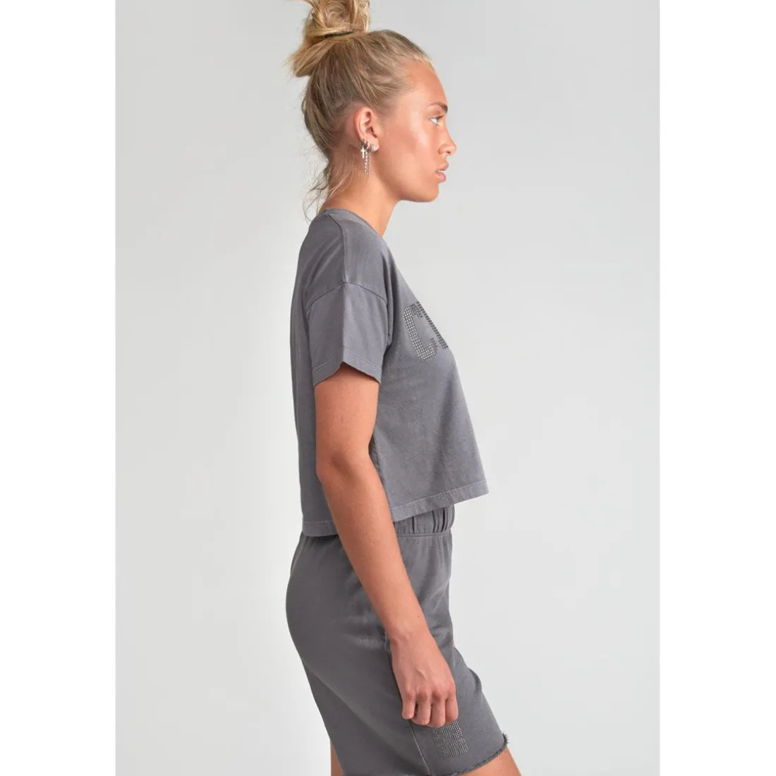 Tee-Shirt fille DARBYGI anthracite