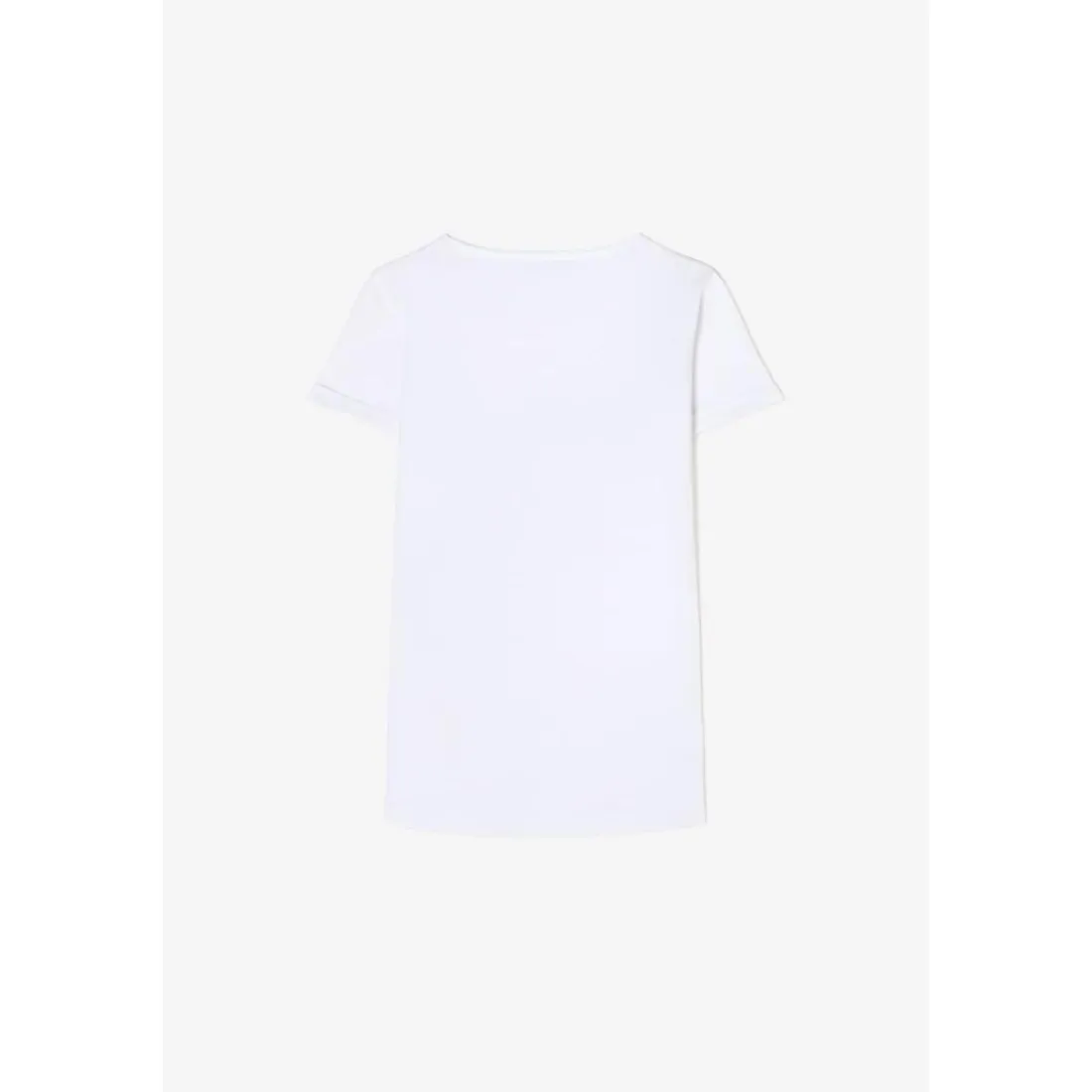 Tee-Shirt fille FLEURIGI blanc Nia en coton