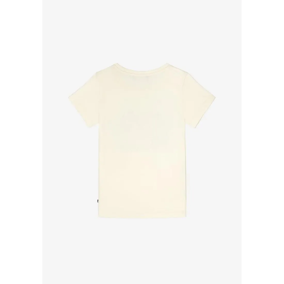 Tee-Shirt fille GRACYGI crème en coton