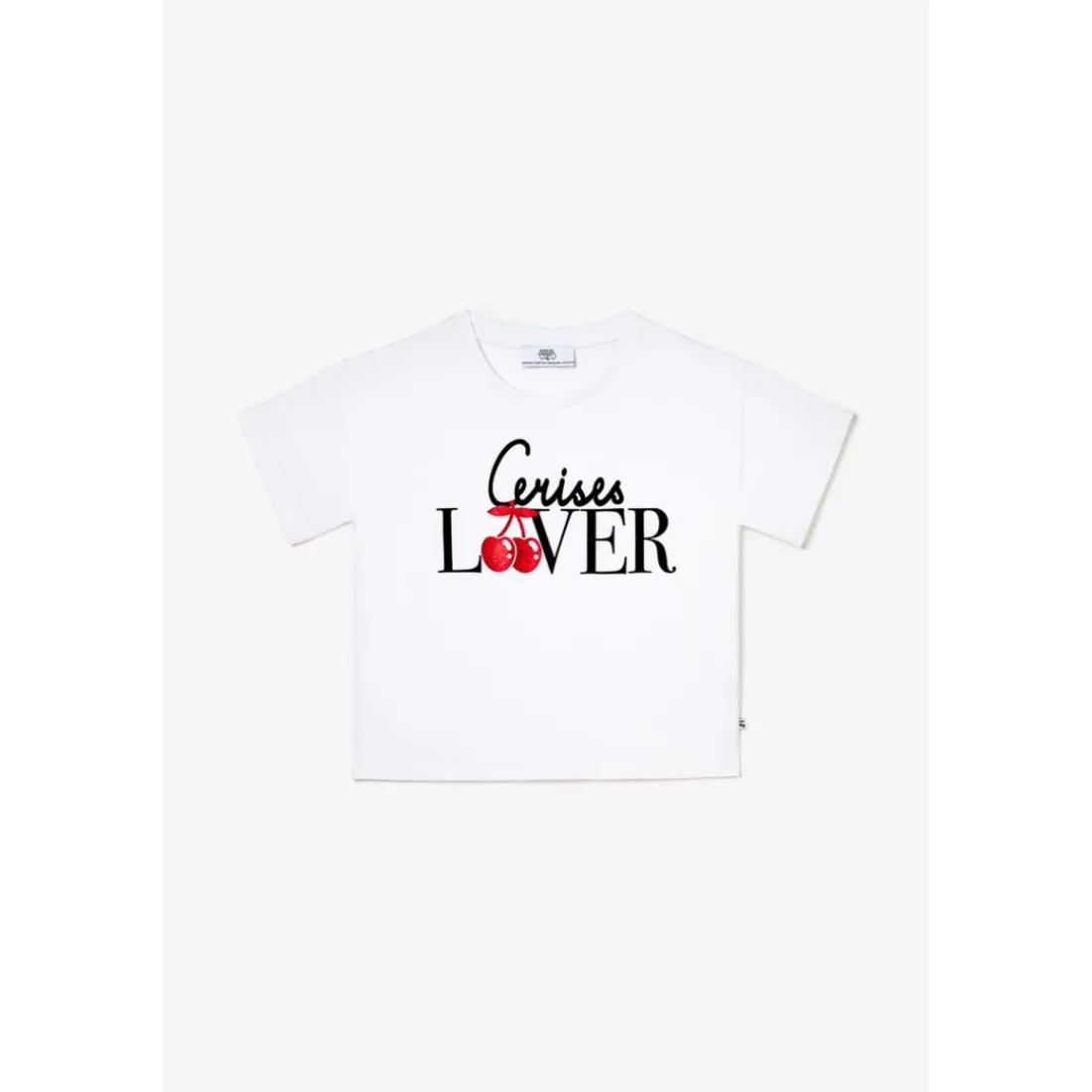 Tee-Shirt fille JACKSONG blanc Leah