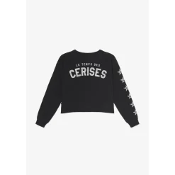 Tee-Shirt fille KALIEGI noir en coton