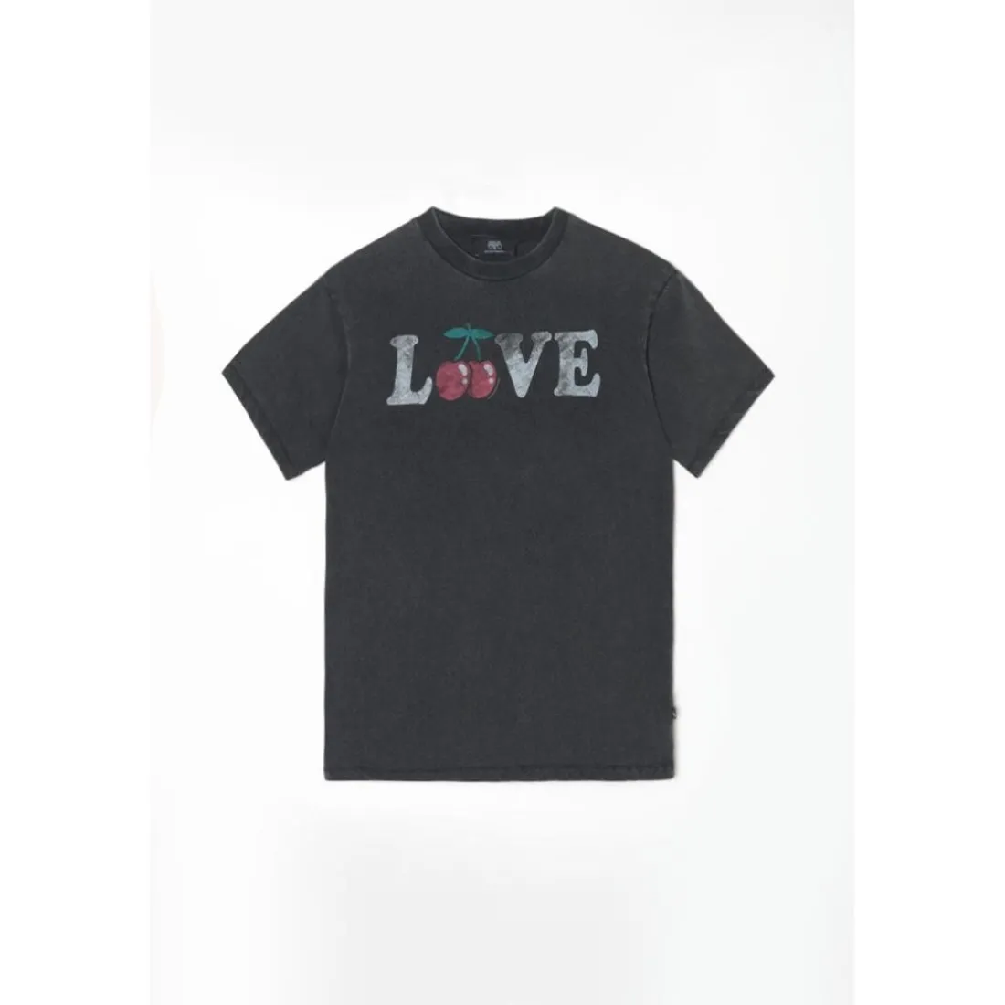 Tee-Shirt fille LESTRAGI noir Beth en coton