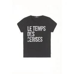 Tee-Shirt fille LUCIUSGI noir Lucy en coton