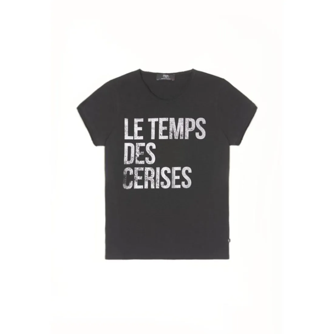 Tee-Shirt fille LUCIUSGI noir Lucy en coton