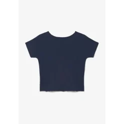 Tee-Shirt fille MAURIGI bleu en coton
