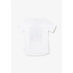 Tee-Shirt fille MISAGI blanc en coton