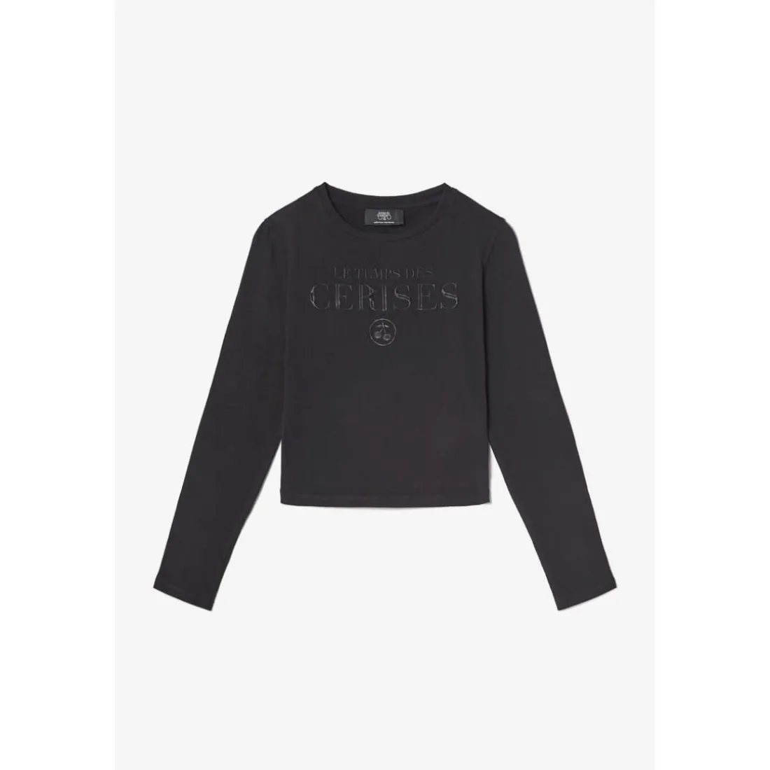 Tee-Shirt fille NANCIGI noir Mila en coton