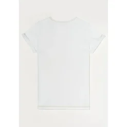 Tee-Shirt fille Smalltragi blanc en coton