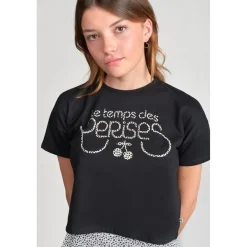 Tee-Shirt fille WILEYGI noir Cate