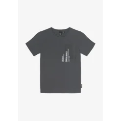 Tee-shirt garçon ATOBO gris en coton