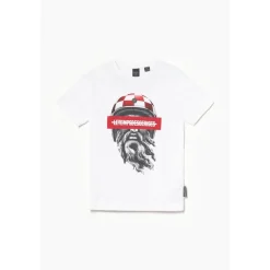 Tee-shirt garçon CASIOBO blanc en coton