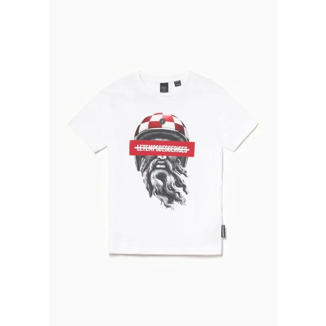 Tee-shirt garçon CASIOBO blanc en coton
