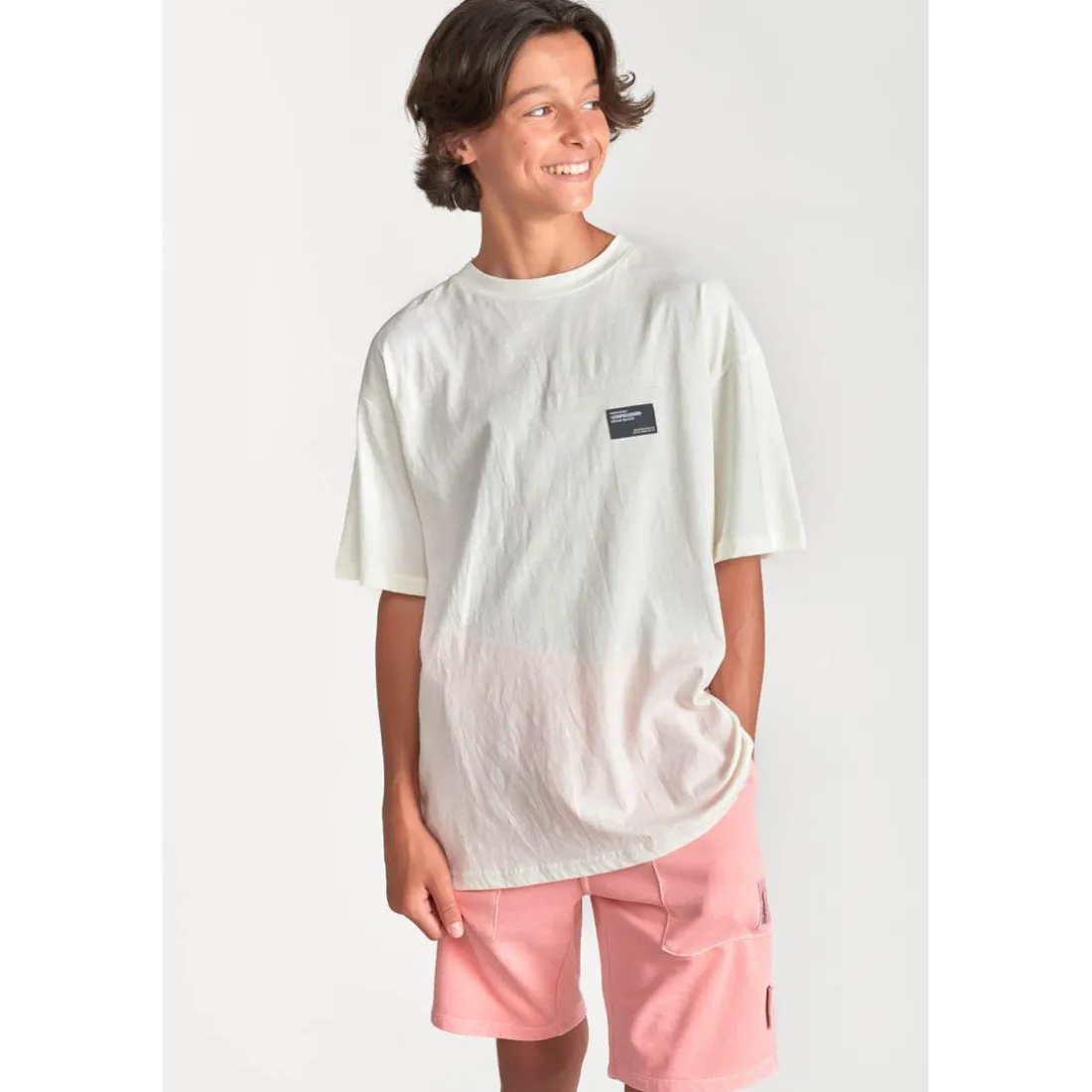 Tee-shirt garçon CHASUBO blanc