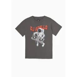 Tee-shirt garçon GARRYBO gris en coton