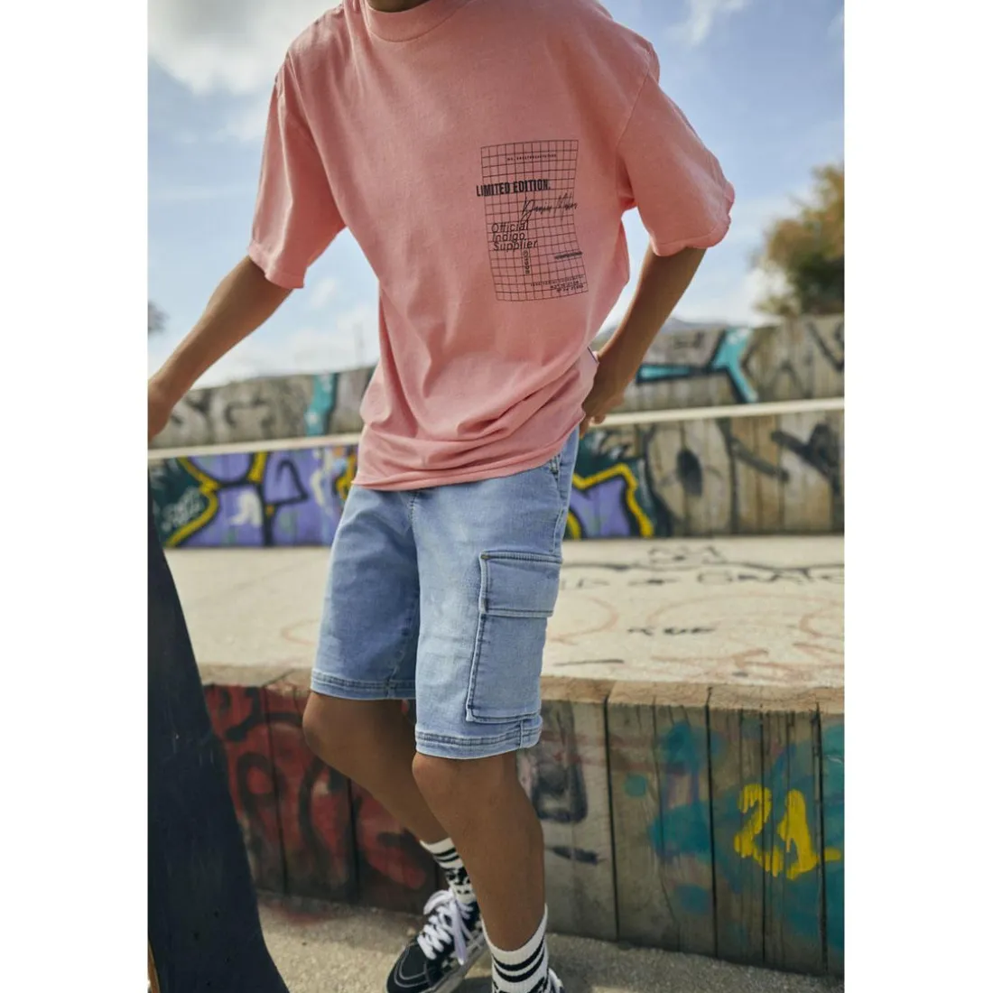 Tee-shirt garçon HYACIBO saumon