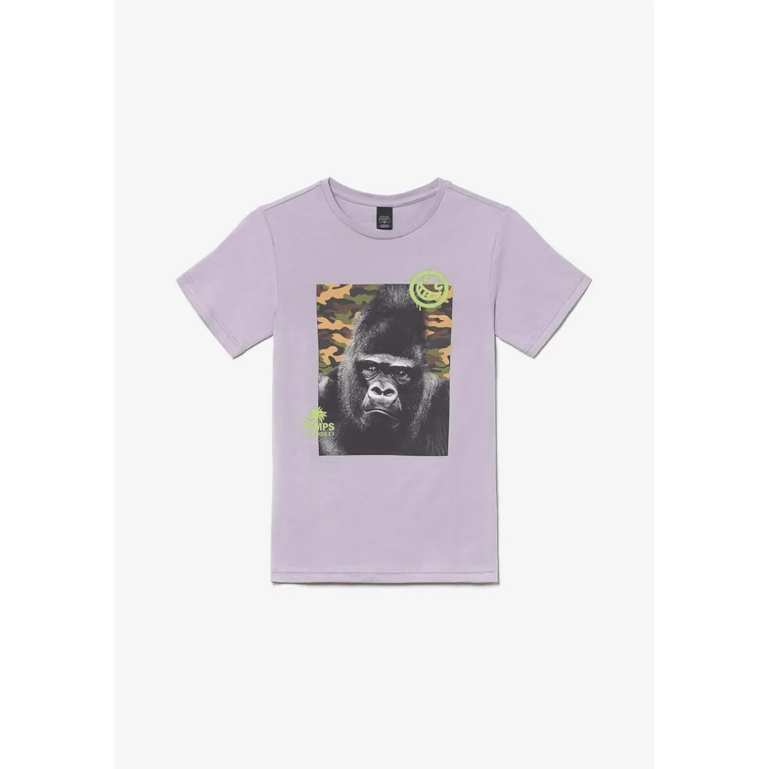 Tee-shirt garçon ISLABO rouge en coton