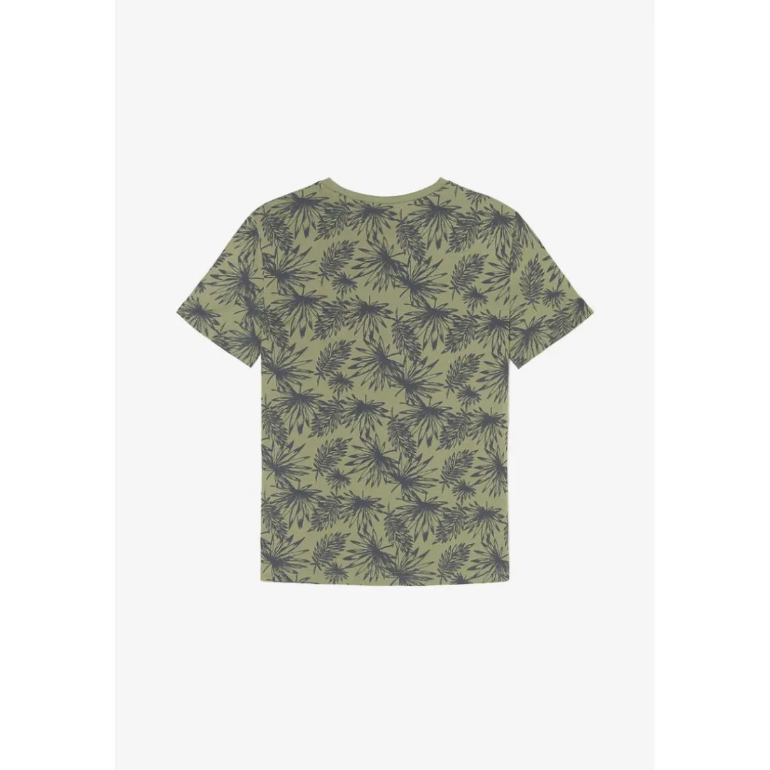 Tee-shirt garçon NORIBO kaki en coton