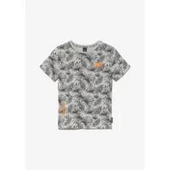 Tee-shirt garçon NORIBO marron en coton