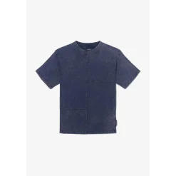 Tee-shirt garçon SAROBO bleu en coton