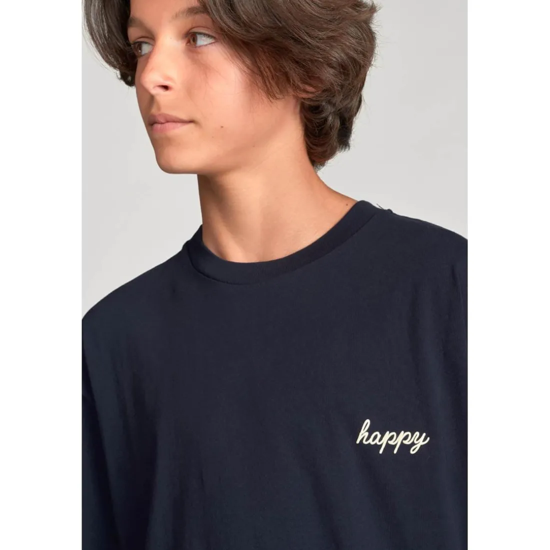Tee-shirt garçon SCULLYBO bleu en coton