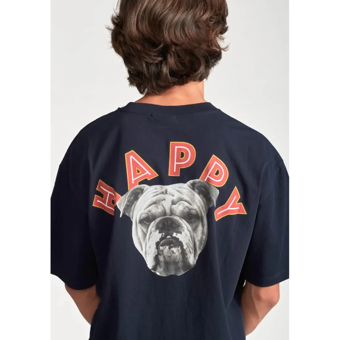 Tee-shirt garçon SCULLYBO bleu en coton