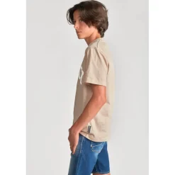 Tee-shirt garçon STENLEYBO beige en coton