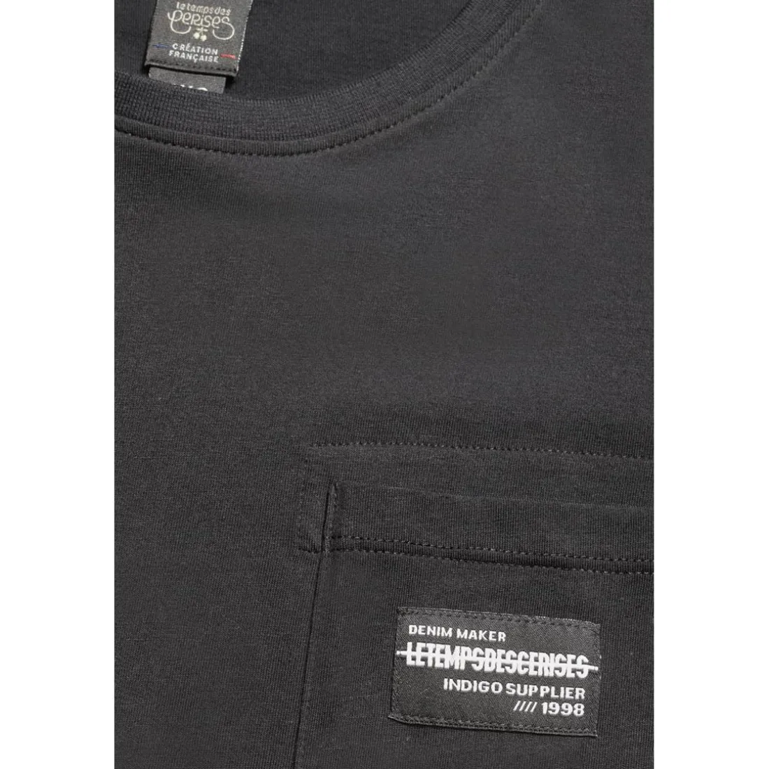 Tee-shirt garçon TEOBO noir en coton