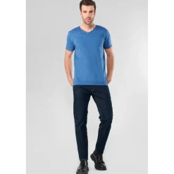 Tee-Shirt GRIBS bleu Oscar en coton