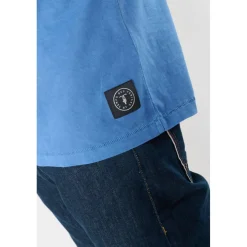 Tee-Shirt GRIBS bleu Oscar en coton
