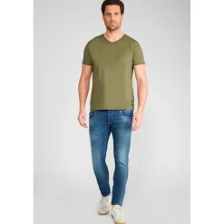Tee-Shirt GRIBS kaki en coton