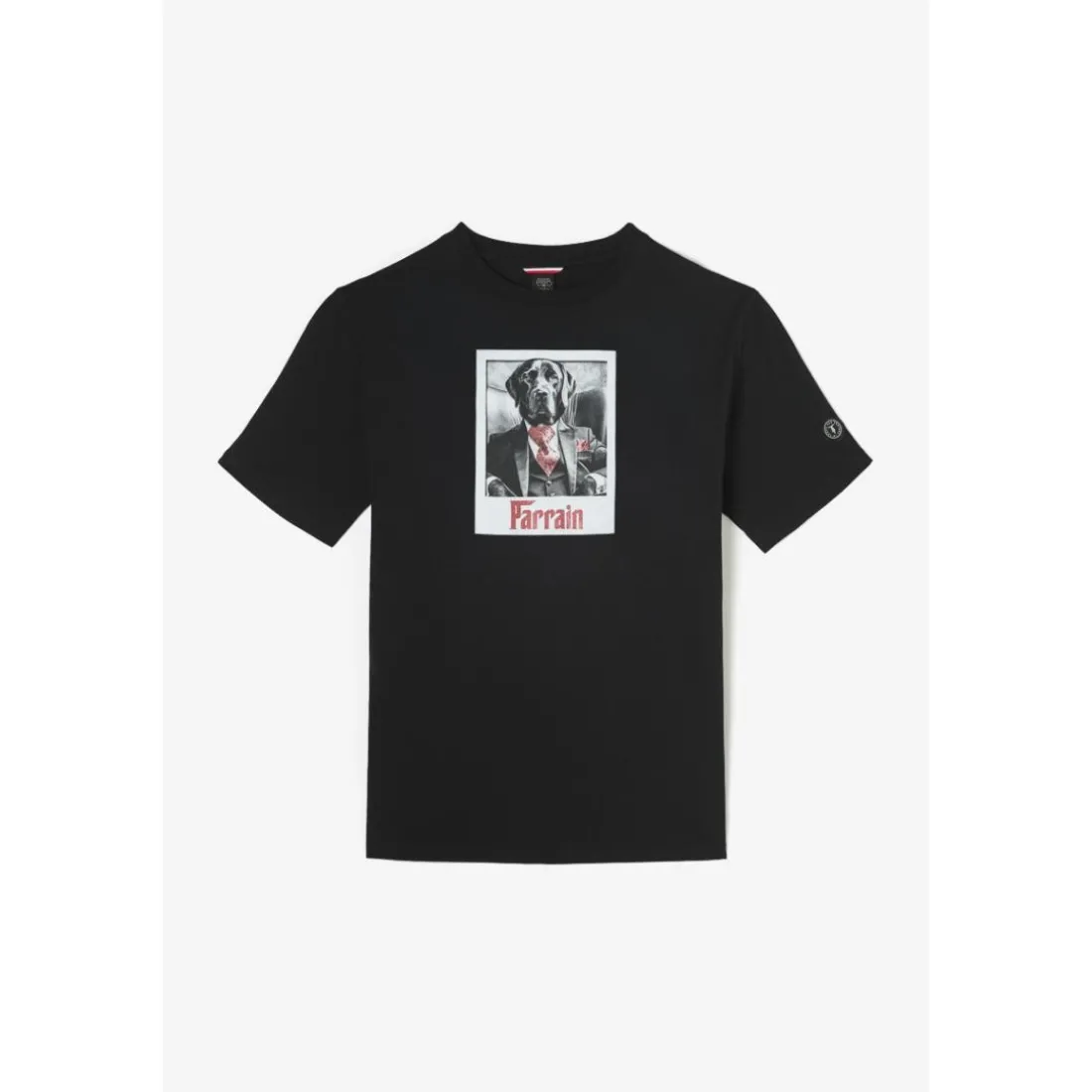 Tee-Shirt imprimé POTIN noir en coton Yale