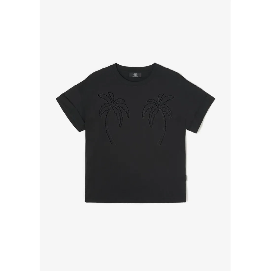 Tee-Shirt ISTAN noir en coton Nora