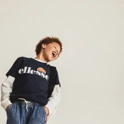 Tee-shirt junior MALIA bleu marine en coton