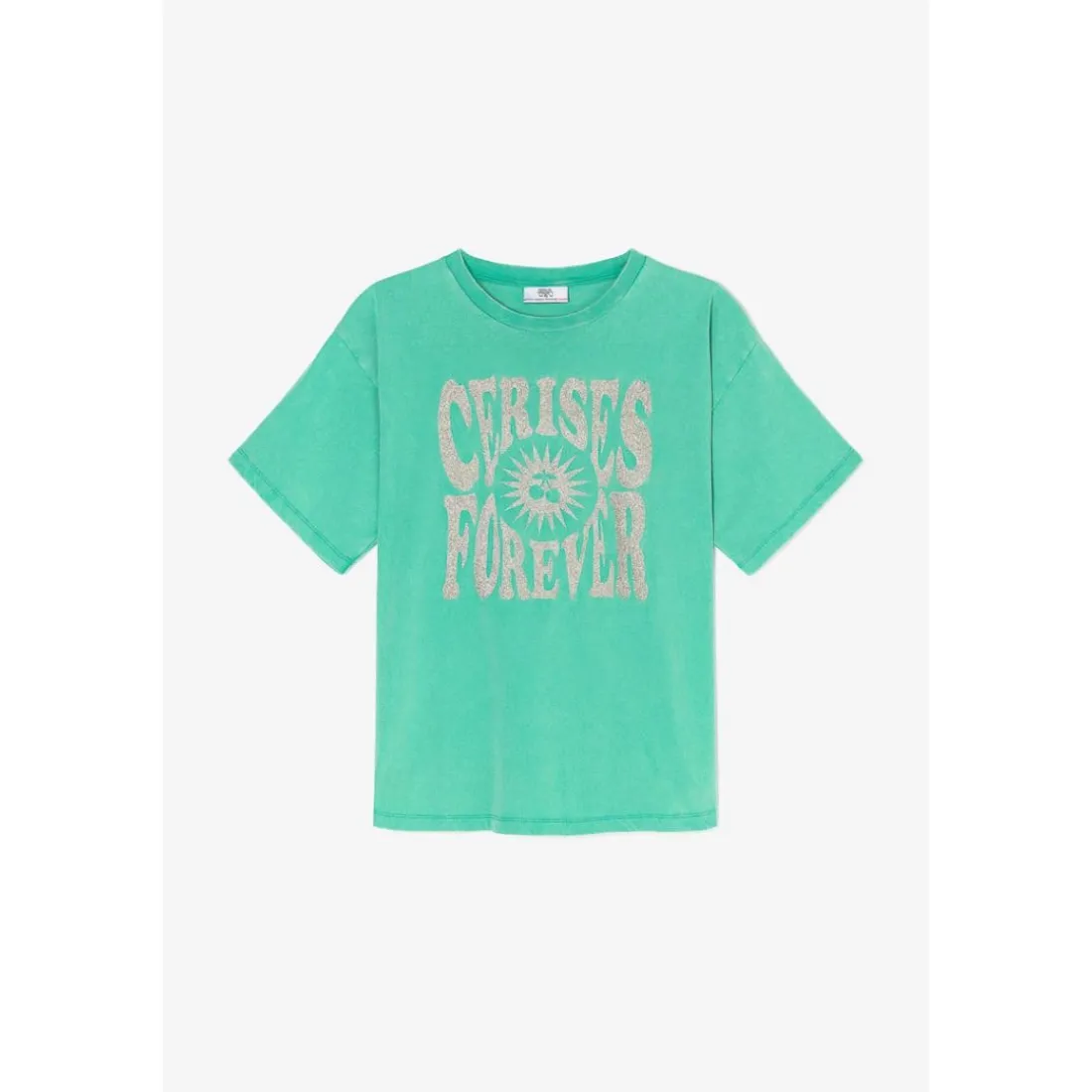 Tee-Shirt KATHLEEN vert Queen