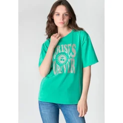 Tee-Shirt KATHLEEN vert Queen